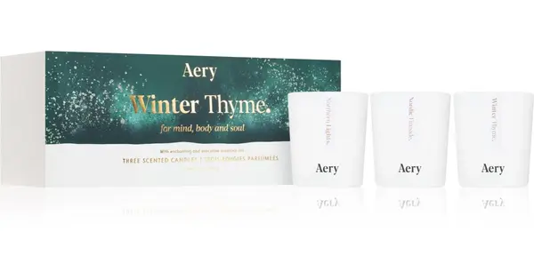 Aery Winter Wonderland Candle Set Gift Box 3x70 g