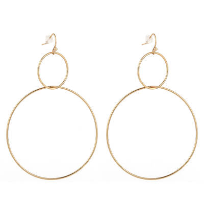 PVD Vacuum Plating 304 Stainless Steel Dangle Earrings