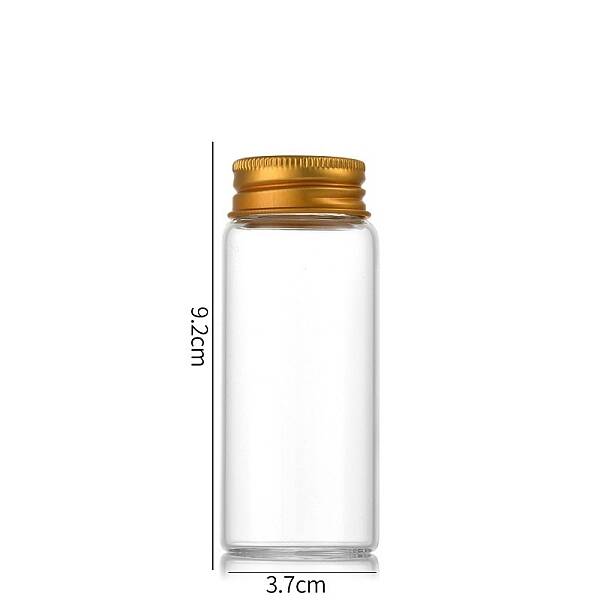 Clear Glass Bottles Bead Containers