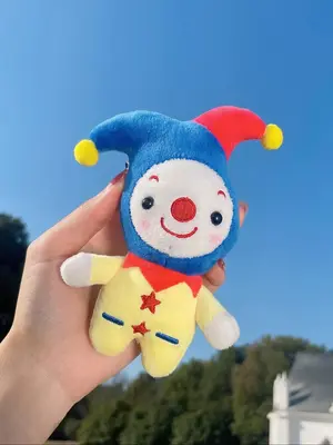Creative Cartoon Clown Shaped Bag Charm, Cute Keychain, Plush Doll Decoration for Couples, Friends, Family, Valentine's Day, ...