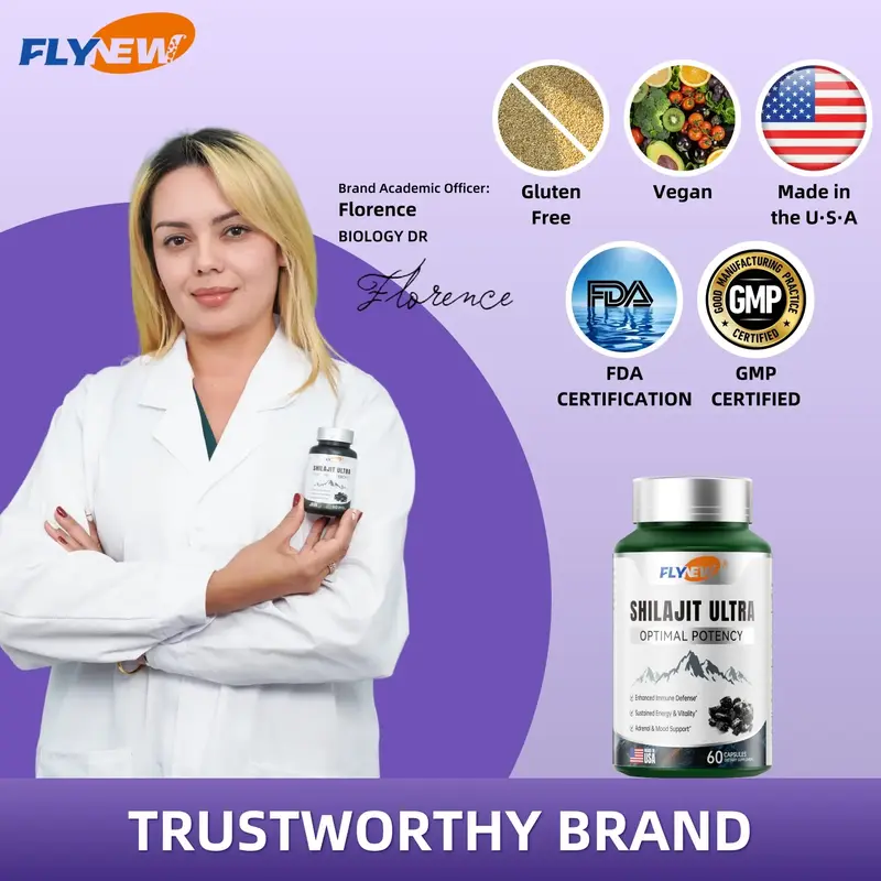FlyNew Alpha Nootropic Brain Supplement for Men & Women | Memory, Mental Clarity & Cognitive | Focus Capsules with L-Arginine...