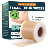 Silicone Scar Sheets,Silicone Scar Tape,Silicone Sheets For Scars,Scar Tape For Surgical Scars,Keloid Bump Removal,Scar Remov...