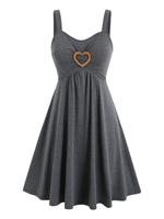 Women's Plain Tank Dress, Casual Sleeveless Dress for Summer, Ladies Clothes for Daily Wear