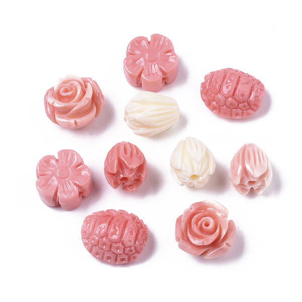 Synthetic Coral Beads
