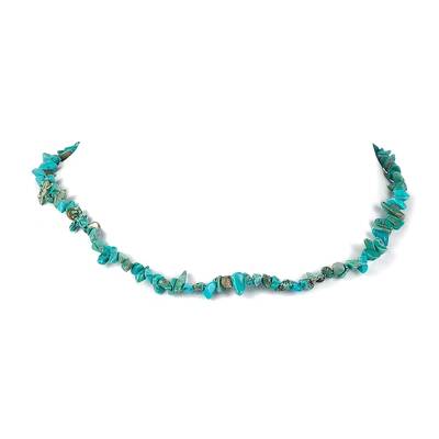 Natural Howlite Chip Beaded Necklace