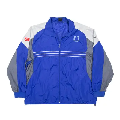 REEBOK NFL Indianapolis Colts Track Jacket Blue Mens XL