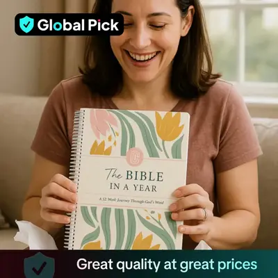 52 Week Bible Workbook Journal, Bible Study Book, Bible Study Guide, Personal Organizer, Structured Weekly Readings Office St...