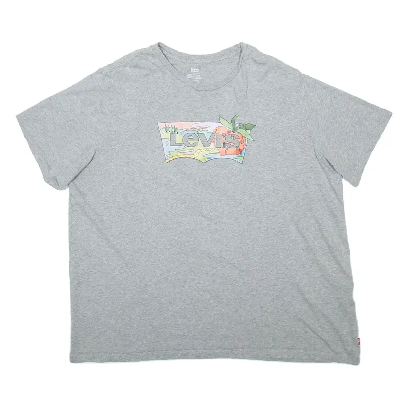LEVI'S Mens T-Shirt Grey 2XL