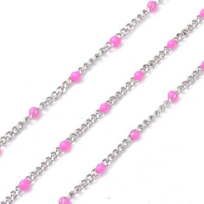 304 Stainless Steel Enamel Curb Chains