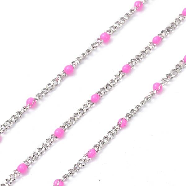 304 Stainless Steel Enamel Curb Chains