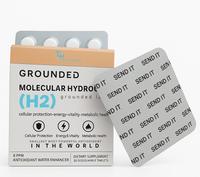 Grounded Labs Ultra Molecular Hydrogen Water Tablets with Magnesium 4+ PPM Antioxidant Drink for Energy Boost & Cellular Prot...