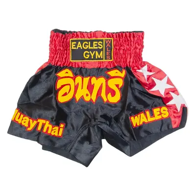 Muay Thai Boxing Mens Sports Shorts Black S W24