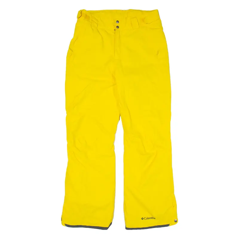 COLUMBIA Mens Trousers Yellow Relaxed Bootcut W33 L30