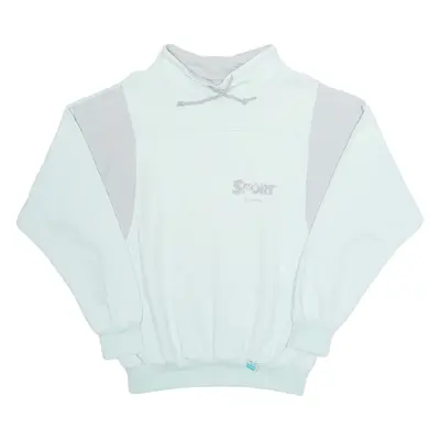 TRIGEMA Sport Team Mens Sweatshirt Blue High Neck M