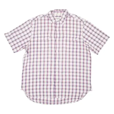 TIMBERLAND Mens Shirt Pink Check XL
