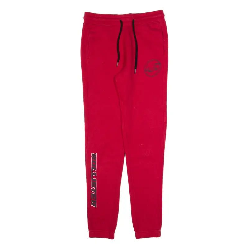 HOLLISTER Womens Joggers Red Tapered XS W28 L30
