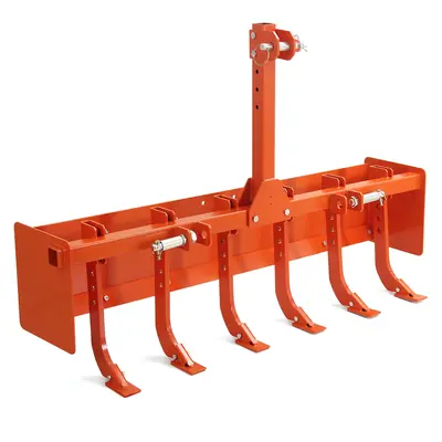 Garvee 55 Box Blade for Tractor - Box Scraper with 3-Point Hitch, Suitable for CAT-0 & CAT-1 Tractors