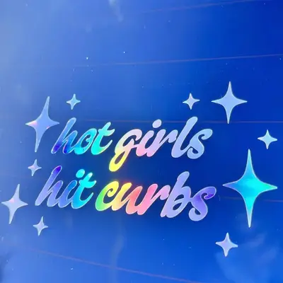 Holographic Car Sticker, Reflective Decorative Bumper Sticker, Personalized and Interesting Sticker Suitable for Cars, Rooms,...