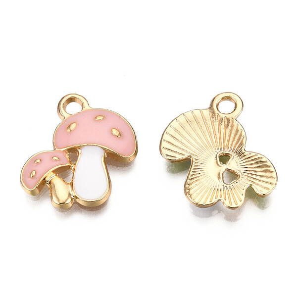 Autumn Theme Alloy Enamel Pendants