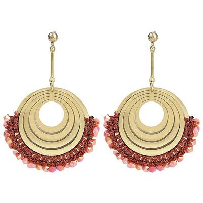 Real 14K Gold Plated 304 Stainless Steel Boho Stud Earrings