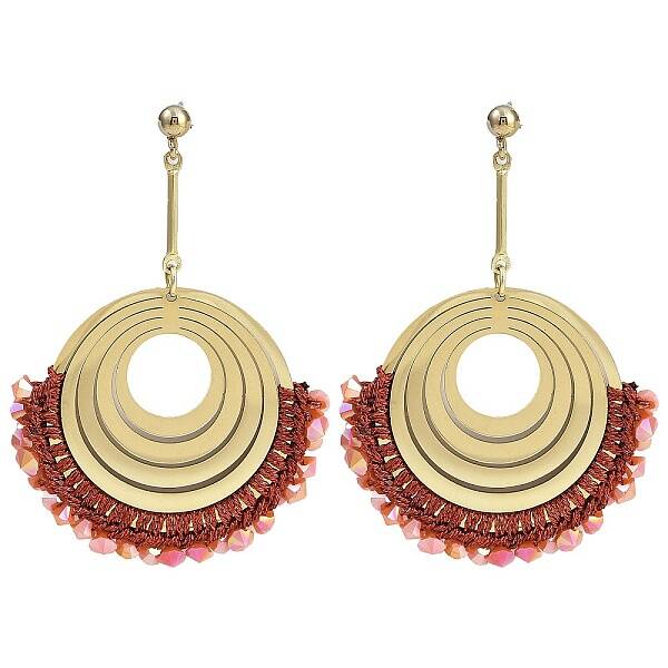 Real 14K Gold Plated 304 Stainless Steel Boho Stud Earrings