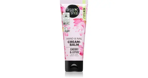 Organic Shop Cherry and Lotus Strengthening Hand and Nail Balm 75ml