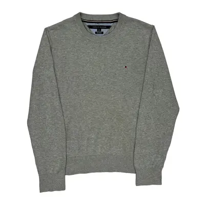 Tommy Hilfiger Jumper - Large Grey Cotton