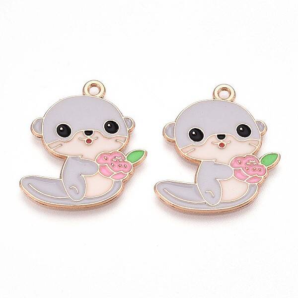 Alloy Enamel Pendants