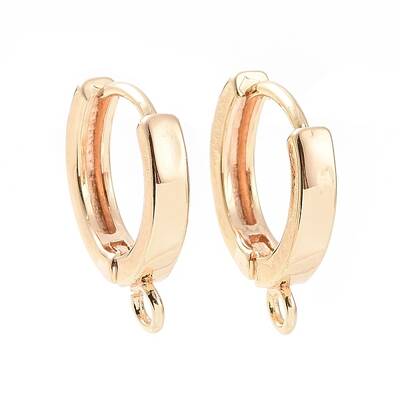 Brass Hoop Earrings