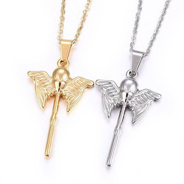 304 Stainless Steel Pendant Necklaces