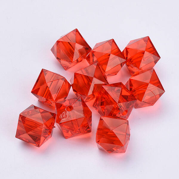 Transparent Acrylic Beads