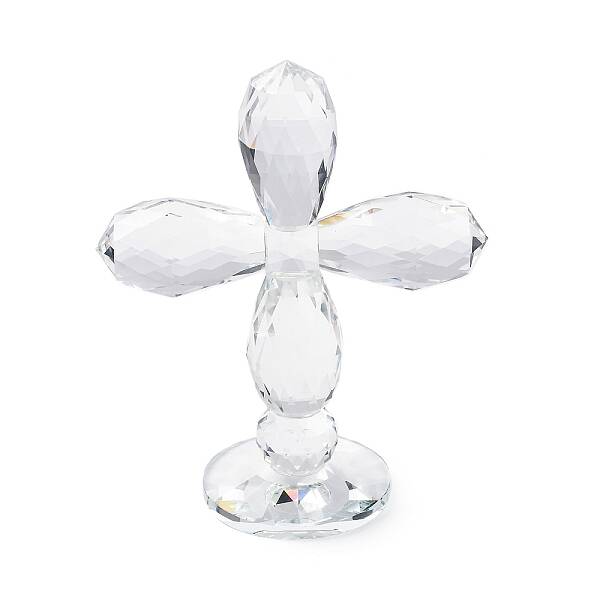Natural Quartz Crystal Cross Figurines