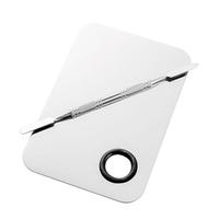 Professional Makeup Foundation Mixing Palette, 2 Counts/set Portable Makeup Thickening Palette, Makeup Concealer Mixing Tool...