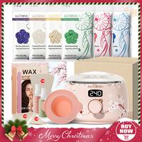 KOTAMU Waxing Kit for Women & Men, Professional Wax Kit for Hair Removal, Digital Wax Pot for Thick Coarse Fine Fuzzy Hair & ...