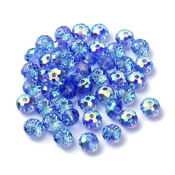 AB Color Plated Glass Beads