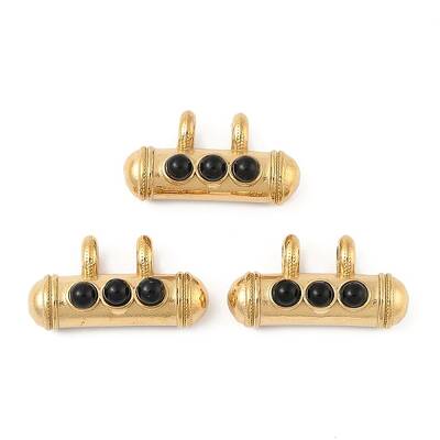 Natural Black Onyx(Dyed & Heated) Pendants