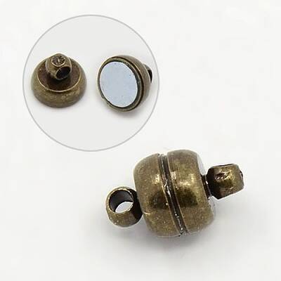 Brass Magnetic Clasps with Loops