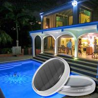 Solar-Powered Pool Light with 3 Brightness Levels, 9 Colors, 500mAh Built-in Battery, Waterproof & Easy to Install, Auto On/O...