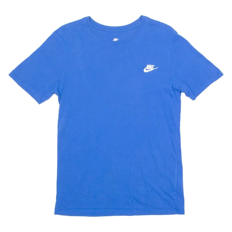 NIKE Mens T-Shirt Blue Crew Neck M