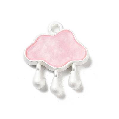 Baking Paint Zinc Alloy with Resin Pendant