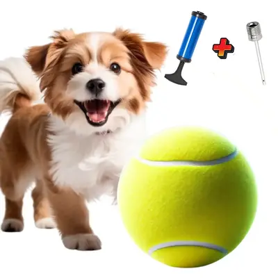 Giant Tennis Ball for Small Medium Pets - 9.5\
