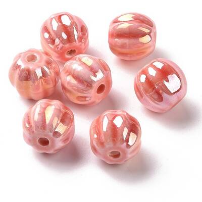 Handmade Pearlized Porcelain Beads