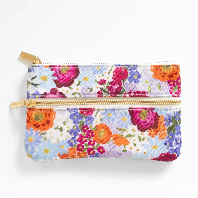 Floral Pencil Pouch for Office Stationery and Supplies