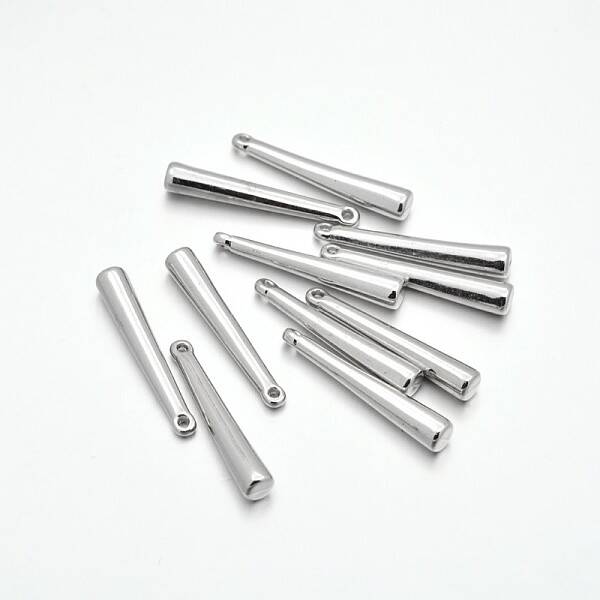 Baseball/Teardrop Bat CCB Plastic Pendants