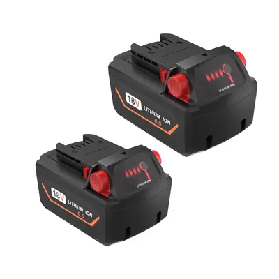 6.5Ah 18V Replacement Battery for Milwaukee ΛΛ18 Battery, Lithium Battery Compatible with Milvvaukee ΛΛ18 18V 48-11-1815,...