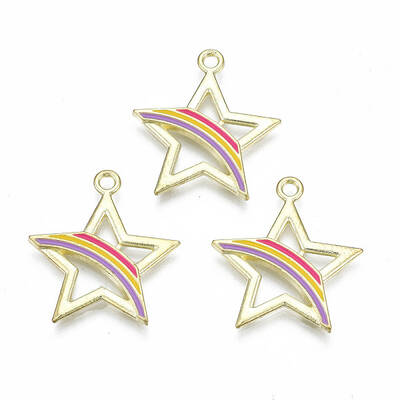 Alloy Enamel Pendants