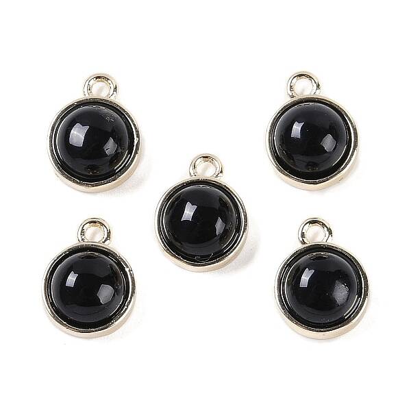 Natural Black Onyx(Dyed & Heated) Pendants