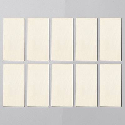 10Pcs Unfinished Wood Cutouts