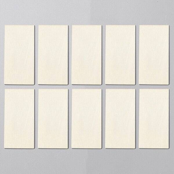 10Pcs Unfinished Wood Cutouts