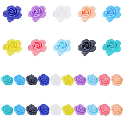20 Style Food Grade Eco-Friendly Silicone Beads